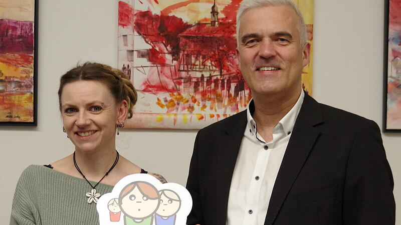 Notinsel Ludwigsstadt Ludwigsstadts Bürgermeister Timo Ehrhardt und Susanne Bauer hoffen auf weitere „Notinsel“-Projektpartner.