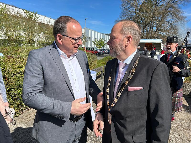 Verabschiedung von B&uuml;rgermeister Bernd Reisenweber in Ebersdorf bei Coburg