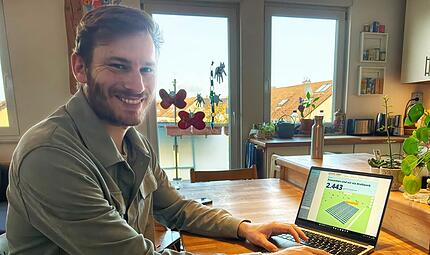 Tobias Rehm ist Initiator der Aktion Balkonien'25.