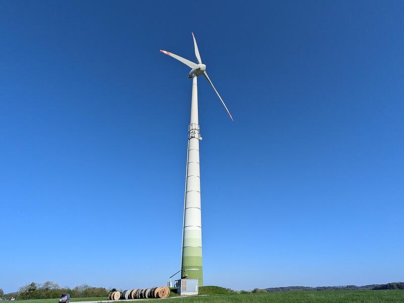 Windrad KasbergForchheim & Fr&auml;nkische Schweiz