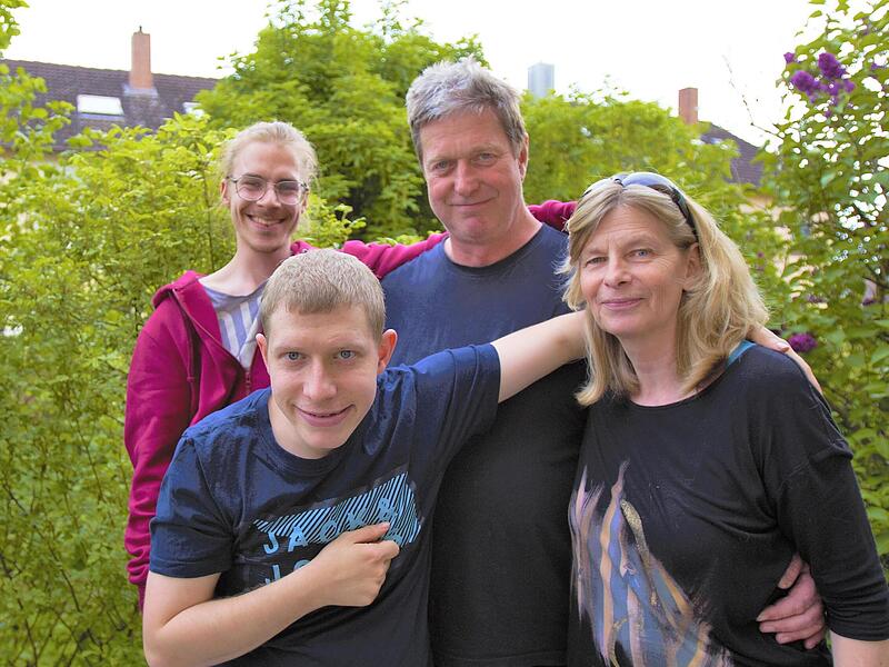 Familie Murawski (von links): Bruder Daniel, André, Vater Werner und Mama Heidi.Forchheim & Fränkische Schweiz Familie Murawski (von links): Bruder Daniel, André, Vater Werner und Mama Heidi.Forchheim & Fränkische Schweiz