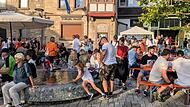 Die meist nicht &ouml;ffentlich zug&auml;nglichen Innenh&ouml;fe verwandeln sich beim H&ouml;flesfest in stimmungsvolle Veranstaltungsorte und laden zu einem besonderen Rundgang durch die Stadt ein.