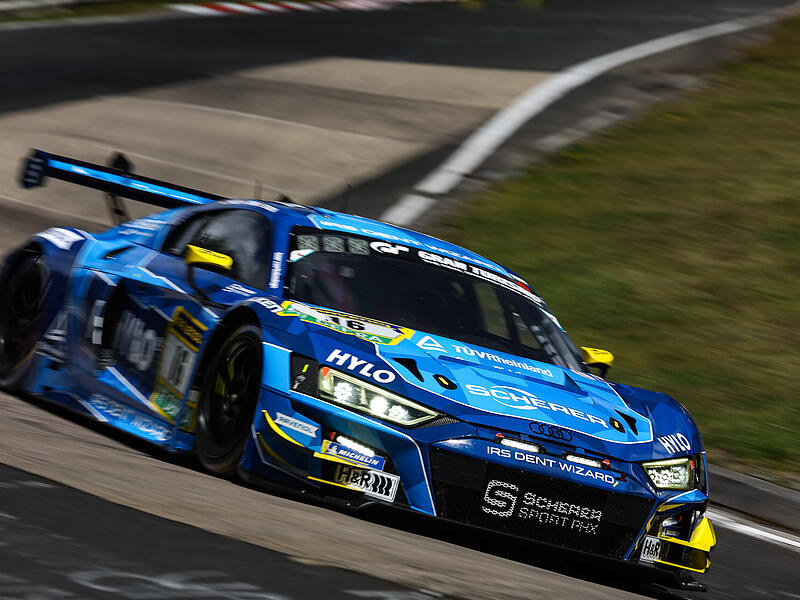 Unterwegs auf der Nürburgring-Nordschleife: Der Kulmbacher Rennfahrer Christopher Haase im Scherer-Audi #16. Unterwegs auf der Nürburgring-Nordschleife: Der Kulmbacher Rennfahrer Christopher Haase im Scherer-Audi #16.
