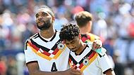 Jonathan Tah und Nathaniel Brown Jonathan Tah und Nathaniel Brown