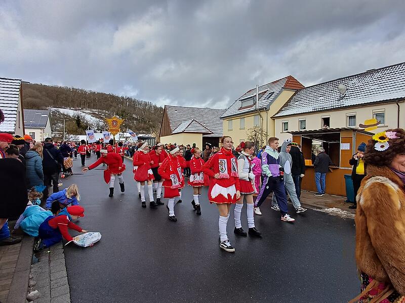 Rosenmontagszug in Aura