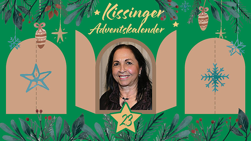 Ana Maria Benevides Werner staunt über Playmobil in Krippe Ana Maria Benevides Werner (69) ist Erste Vorsitzende des Integrationsbeirats der Stadt Bad Kissingen.