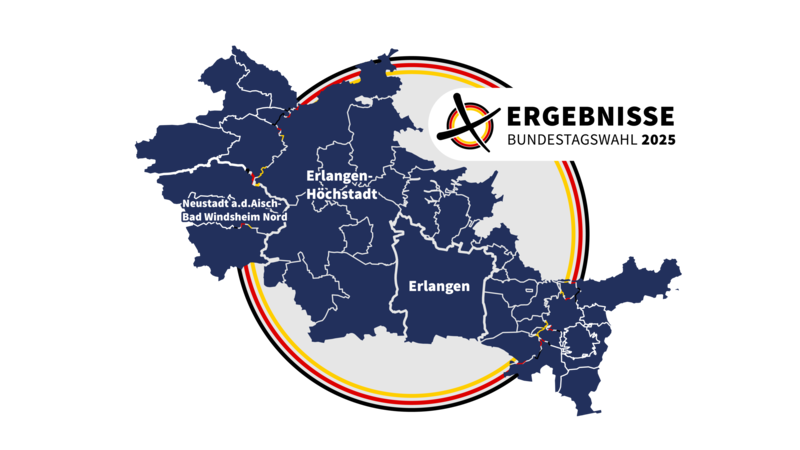 Bundestagswahl 2025: Wahlkreis Erlangen