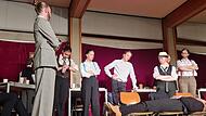 Die Geschworenen, Schüler der Realschule in Herzogenaurach,  rekonstruieren den Tathergang.