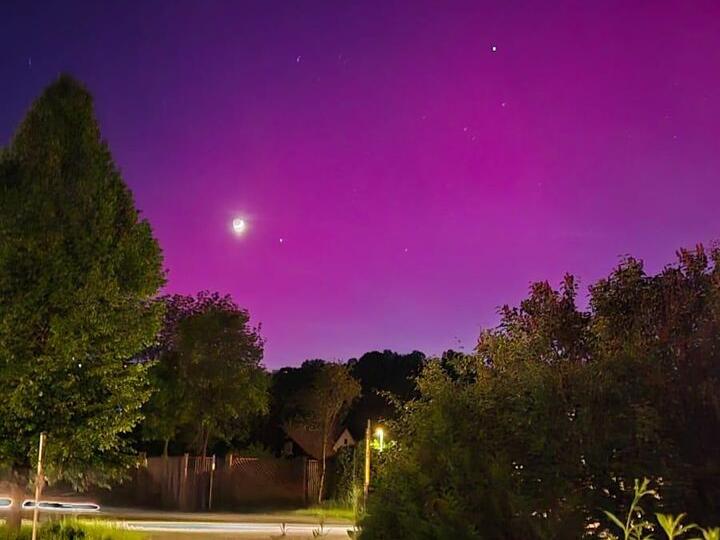 Polarlichter über Kronach 2024Polarlichter über Kronach