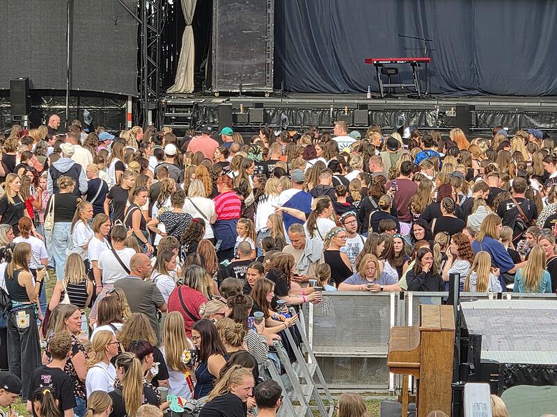 Wincent Weiss beim Open Air in Bad Kissingen