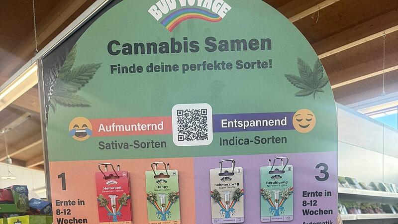 Cannabis-Samen aus dem Gartenmarkt: In Coburg im Verkauf