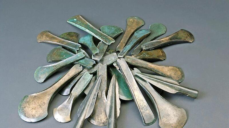 Auch der Bronzeschatz von Serlbach ist im Arch&auml;ologiemuseum zu sehen.