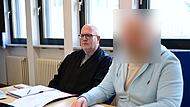 Rechtsanwalt Alexander Schmidtgall aus Kulmbach und der Angeklagte