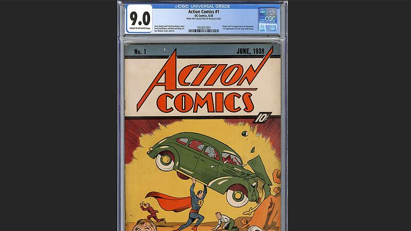 Rekordpreis: Superman-Heft f&uuml;r 15 Millionen Dollar verkauft