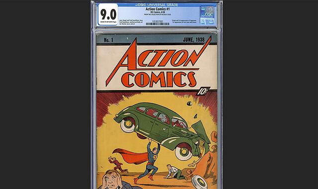 Rekordpreis: Superman-Heft für 15 Millionen Dollar verkauft Rekordpreis: Superman-Heft für 15 Millionen Dollar verkauft