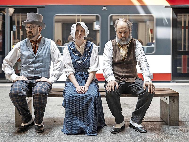 Andy Maurice M&uuml;ller, Claudia Schulz und Matthias Egersd&ouml;rfer in &bdquo;Carmen oder Worte, die das Herz ber&uuml;hren&ldquo;.