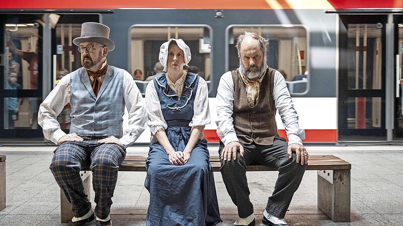 Andy Maurice M&uuml;ller, Claudia Schulz und Matthias Egersd&ouml;rfer in &bdquo;Carmen oder Worte, die das Herz ber&uuml;hren&ldquo;.