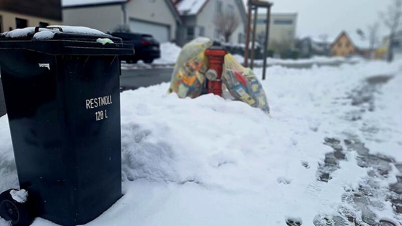Im Landkreis Bamberg werden die Restm&uuml;lltonnen und die gelben S&auml;cke wegen der Witterung zu einem anderen Zeitpunkt abgeholt.
