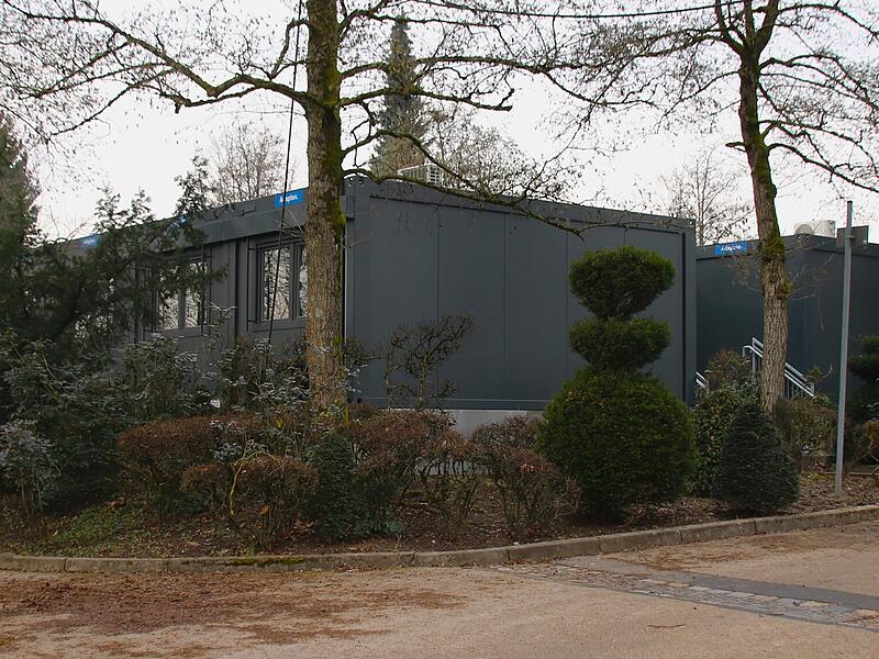Die Containerr&auml;ume waren im M&auml;rz 2022 von den Klassen des Arnold Gymnasiums bezogen worden.