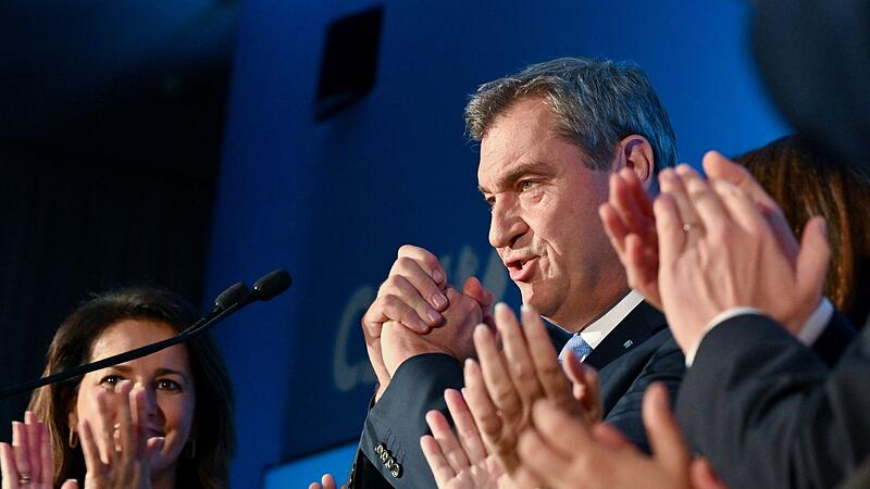 Landtagswahl Bayern - Wahlparty CSU