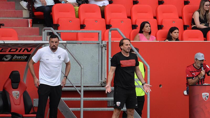 Ingolstadts Trainer Rüdiger Rehm will mit seinem Team in die 2. Bundesliga zurück. Ingolstadts Trainer Rüdiger Rehm will mit seinem Team in die 2. Bundesliga zurück.