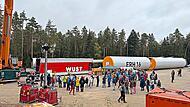 Die Baustellenbesichtigung war gut besucht. Die Baustellenbesichtigung in Weisendorf war gut besucht.