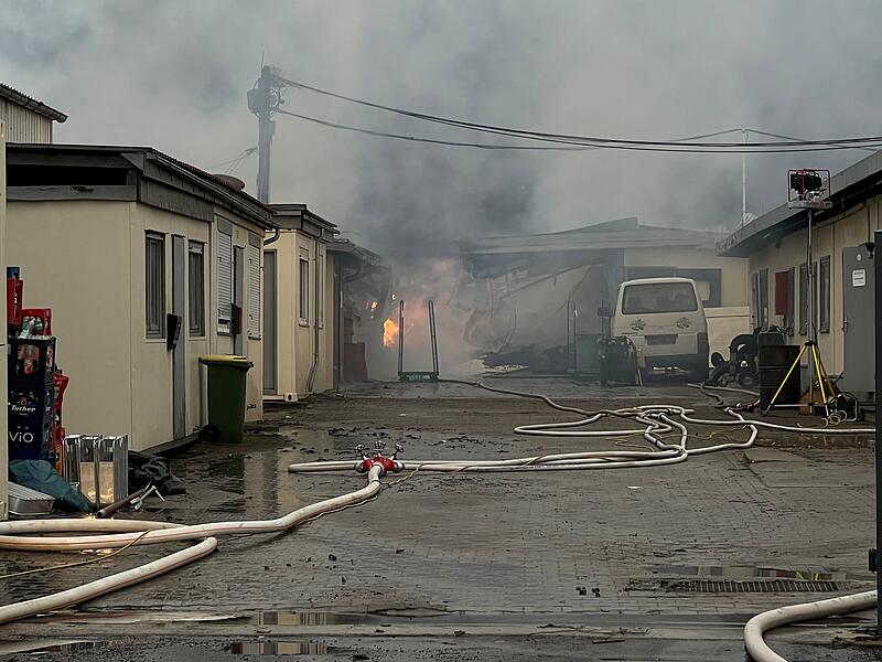 Feuer im Freizeitland GeiselwindFeuer im Freizeitland Geiselwind Feuer im Freizeitland Geiselwind