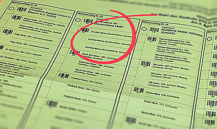 Stadtratswahl Bad Br&uuml;ckenau: Die Stimmen f&uuml;r Marco Vorndran von der AfD z&auml;hlen nicht.