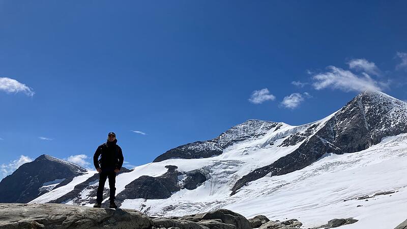Gletscherschwund - Wanderer
