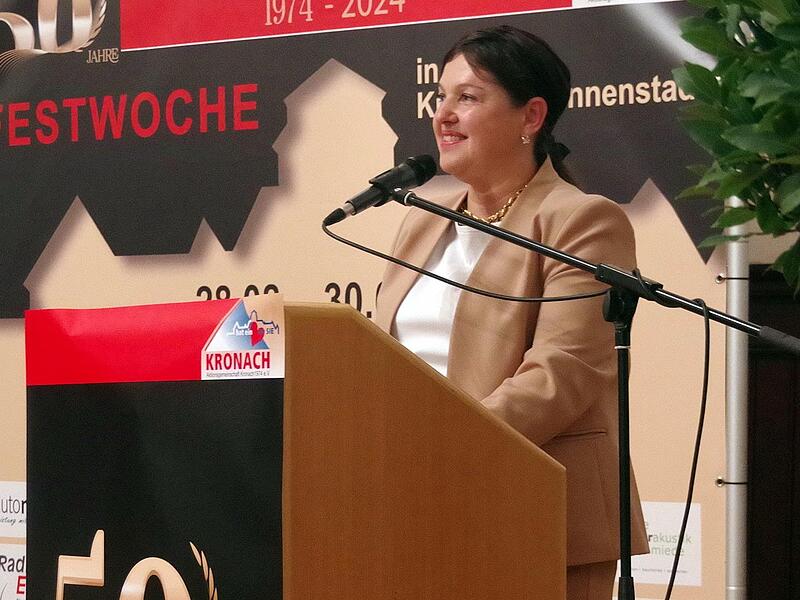 Schirmherrin, Kronachs  Bürgermeisterin Angela Hofmann