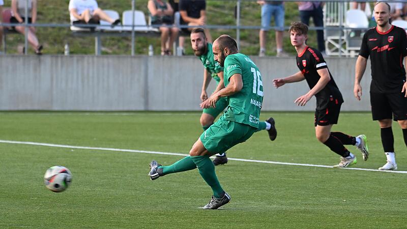 Gegen Neumarkt noch vom Elfmeterpunkt erfolgreich, musste der Neudrossenfelder Routinier Anton Makarenko kurz vor der Halbzeitpause ausgewechselt werden.