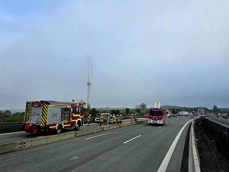 Unfall auf der A 9