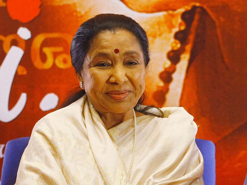 Indische S&auml;ngerin Asha Bhosle