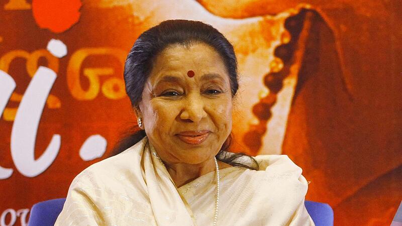 Indische S&auml;ngerin Asha Bhosle