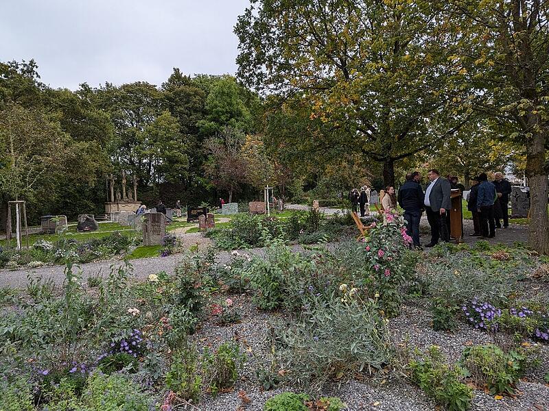 Einweihung Friedhof M&uuml;nnerstadt