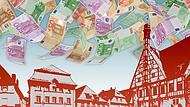Forchheim im Geldrausch? Die Stadt rechnet 2022 mit weiter steigendem Steueraufkommen und will dieses Jahr so viel Geld wie noch nie investieren.Forchheim & Fränkische Schweiz