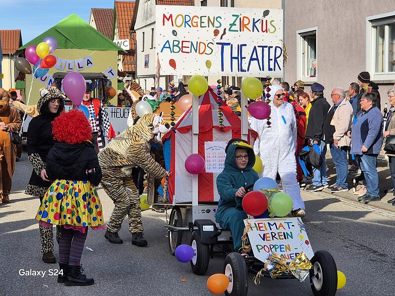 Faschingszug in Poppenlauer