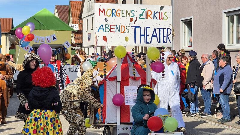 Faschingszug in Poppenlauer