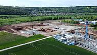 Seit Juni 2024 entsteht das neue Schulzentrum am östlichen Stadtrand von Hammelburg.