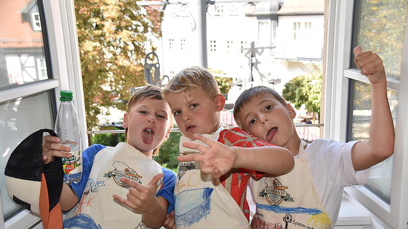 Thies, Matteo und David sind sich einig: Kochen macht Spa&szlig;!