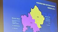 So k&ouml;nnten die Fu&szlig;ball-Spielkreise in Unterfranken ab 2030 aussehen, wenn die Zwei-Kreis-L&ouml;sung greift.