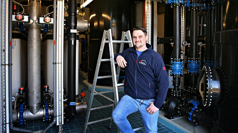 Der Herr &uuml;ber das Wasser: Bj&ouml;rn Fr&ouml;hlich ist Wassermeister bei den Stadtwerken Bad Br&uuml;ckenau
