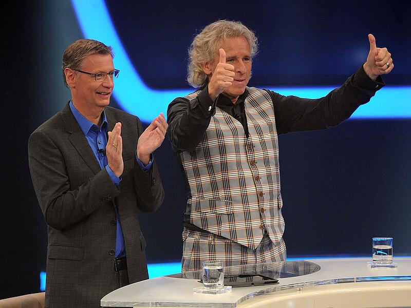 G&uuml;nther Jauch und Thomas Gottschalk