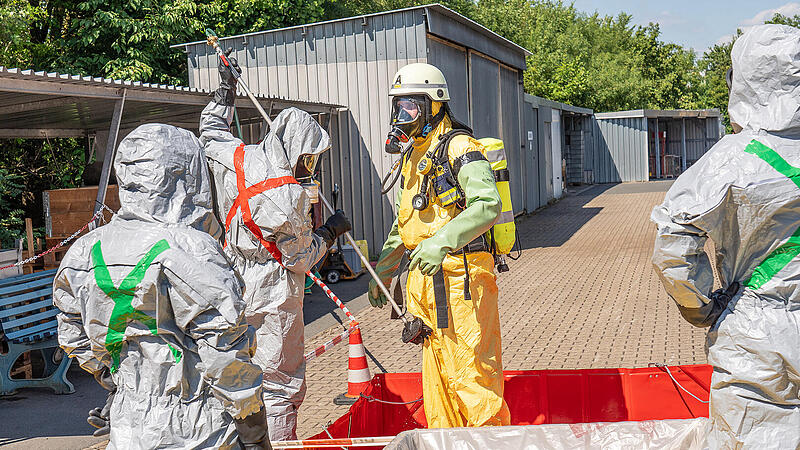 Breitengüßbach: Zwei Verletzte bei Chemie-Unfall Breitengüßbach: Zwei Verletzte bei Chemie-Unfall