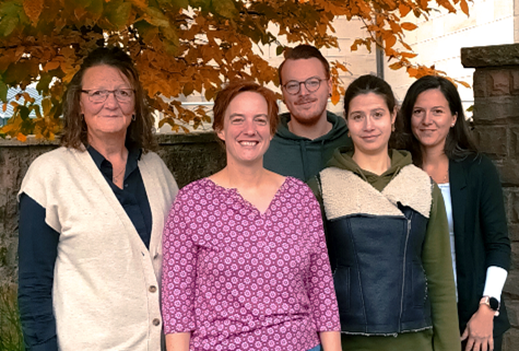 Das Team der Psychosozialen Beratungsstelle f&uuml;r Suchtprobleme (von links): Marion Albert, Judith Hack, Lukas Pfeuffer, Stefanie Eigner und Sabrina Bauer