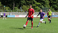 Hat es am Ball noch immer drauf: Stefan Kießling.Sternstundenspiel in Bamberg mit Kießling, Hannawald & Co.: Die besten Bilder Hat es am Ball noch immer drauf: Stefan Kießling.