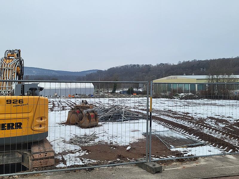 Auf diesem Gel&auml;nde in Bad Kissingen k&ouml;nnte ein Rewe-Markt entstehen.