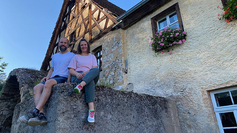 Florian und Nicole Lipfert sanieren die alte Mühle in Rüssenbach in der Fränkischen Schweiz.