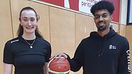 Elise Tweedie und Ibrahim Watson freuen sich auf den Doppelspieltag am Samstag.