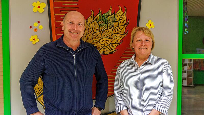 G&uuml;nter Rost und Regina Bruckmann treten in einer Stichwahl in Lonnerstadt  gegeneinander an.